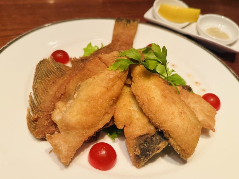 黄金カレイの唐揚げ