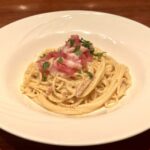 パンチェッタのクリームパスタ